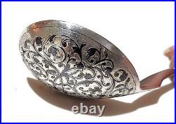 1860 Imperial Russian 84 Silver 7-3/8 Inch Tea Coffee Spoon Niello 59.7 Grams