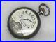 Antique 1910’s 52mm 8 Day Hebdomas Silver Foil Niello Pocket Watch, For Repair