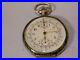 Antique French Pocket Watch in Niello Decorated Case