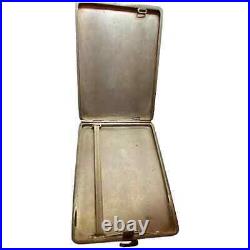 Antique Niello Silver Cigarette Case. 800 silver- 158 grams, C1900