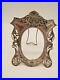 Antique Persian Frame Niello Work Hand Decorated Signed
