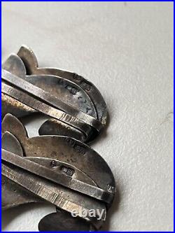 Antique Russian 84 Silver Niello Belt