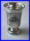 Antique Russian 84 Silver Niello Hand Etched Kiddush Cup