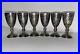 Antique Set Sterling Silver 875 Glasses 6 Cup Niello Win Shot Rare Old 205 gr