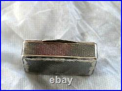 RUSSIAN STERLING SILVER GILDED NIELLO SNUFF BOX, 1850's MOSCOW
