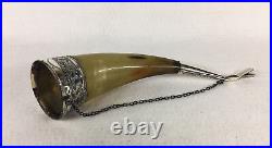 Russian Niello Silver 875 Drinking Wine Wedding Hunting Horn