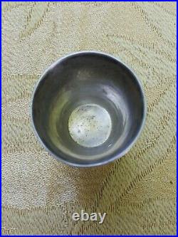 Russian antique niello decorated silver cup