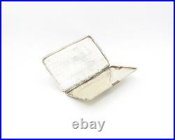 SIAM 925 Silver Vintage Antique Niello Enamel Dancer Cigarette Case TR2506