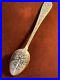 Soviet/ Russian silver. 875 Decorative gilded niello Table spoon, Single