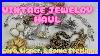 Vintage Jewelry Store Haul Coro Lisner Sterling Silver And More From The Antique Mall