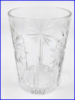 Vintage Kubacji Niello Russian 875 Silver Crystal Tea Glass