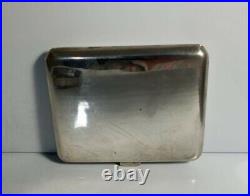 Vintage Siam Solid Sterling Silver Niello, Goddess Cigarette Case 3955/3